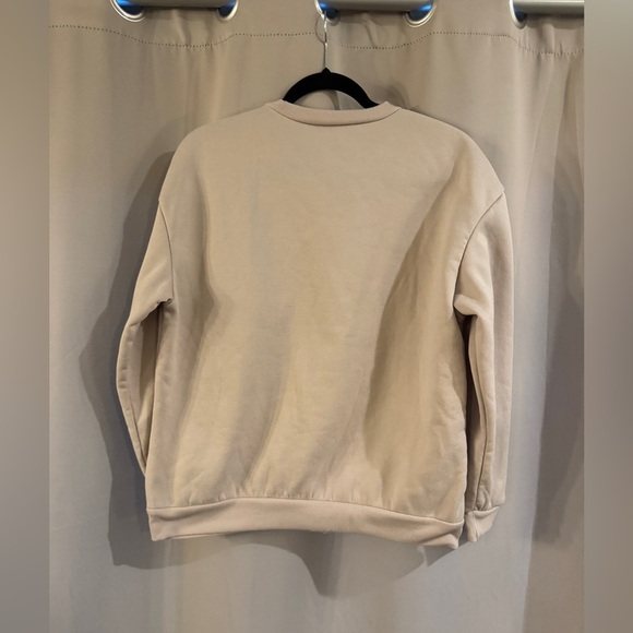 Cozy SHEIN Beige Cat Sweatshirt - Picture 2 of 5